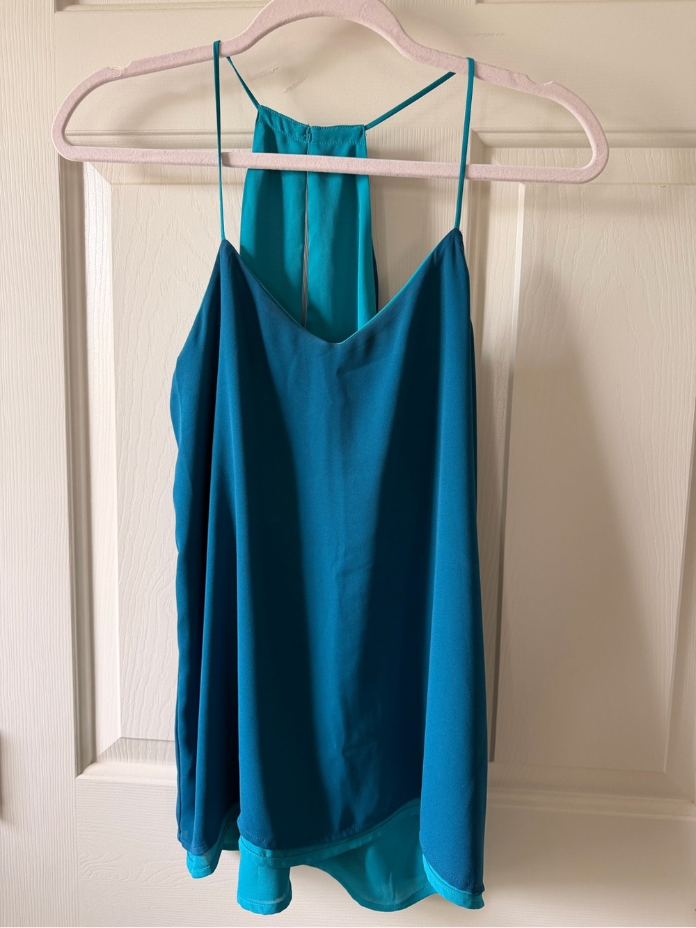 Banana Republic Reversable Teal Blue Spaghetti-Strap Cami